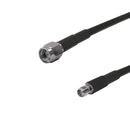 Premium Phantom Cables Times Microwave LMR-195 SMA Male to SMA-RP (Reverse Polarity) Female Cable