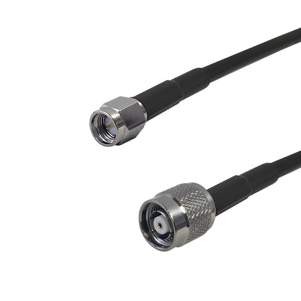 Premium Phantom Cables Brand RF-195 SMA Male to TNC-RP (Reverse Polarity) Male Cable