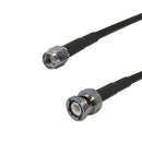 Premium Phantom Cables Times Microwave LMR-195 SMA Male to BNC Male Cable