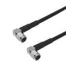 Premium Phantom Cables Brand RF-195 SMA (Right Angle) Male to SMA (Right Angle) Male Cable
