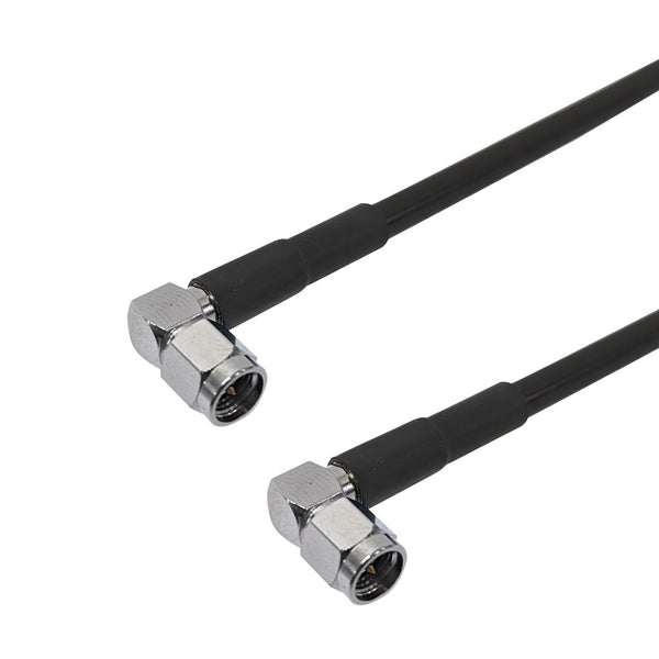 Premium Phantom Cables Brand RF-195 SMA (Right Angle) Male to SMA (Right Angle) Male Cable