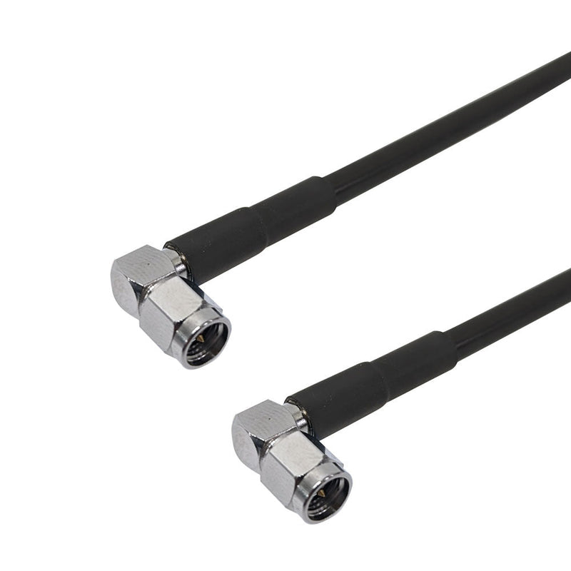 Premium Phantom Cables Brand RF-195 SMA (Right Angle) Male to SMA (Right Angle) Male Cable