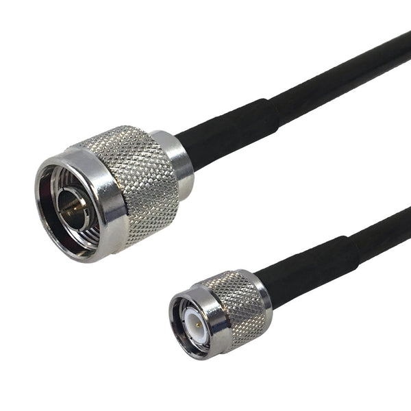 Premium Phantom Cables Times Microwave LMR-240 N-Type Male to TNC Male Cable