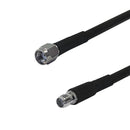 Premium Phantom Cables Times Microwave LMR-240 SMA-RP (Reverse Polarity) Male to SMA Female Cable