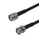 Premium Phantom Cables Brand RF-240 TNC Male to BNC Male Cable