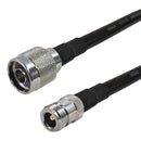 Premium Phantom Cables Times Microwave LMR-400 Ultra Flex N-Type Male to N-Type Female Cable
