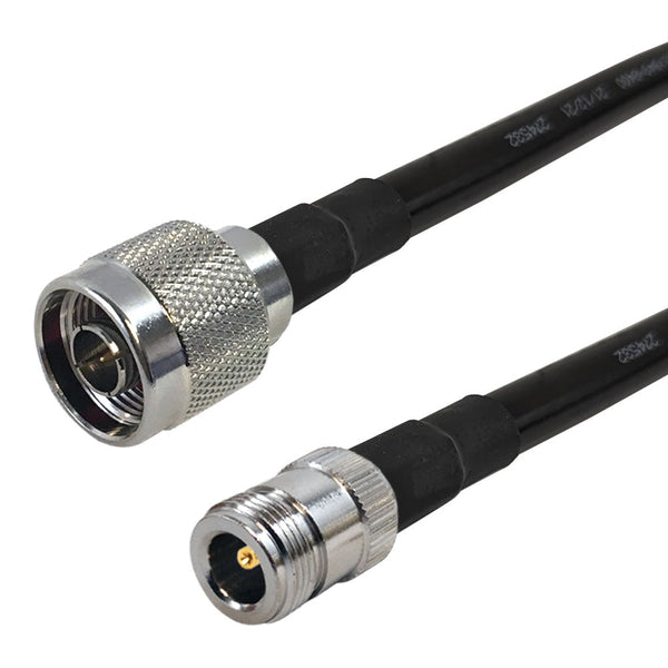Premium Phantom Cables Times Microwave LMR-400 Ultra Flex N-Type Male to N-Type Female Cable