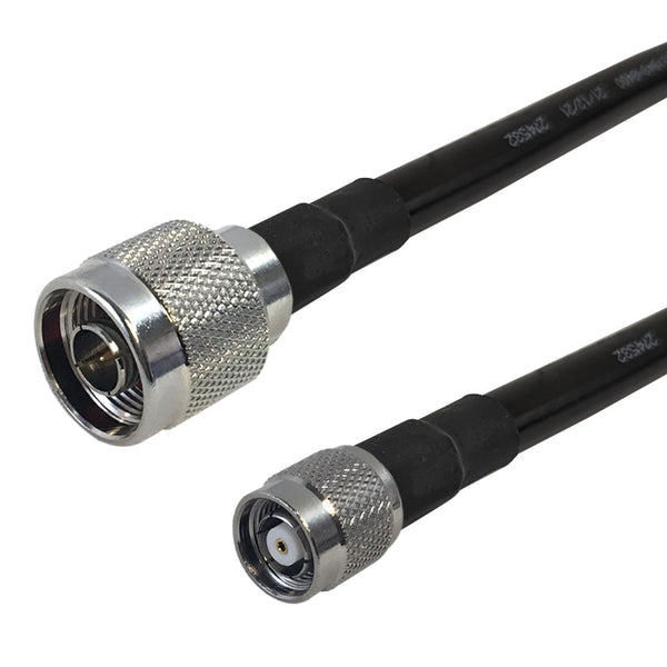 Premium Phantom Cables Brand RF-400 N-Type Male to TNC-RP (Reverse Polarity) Male Cable