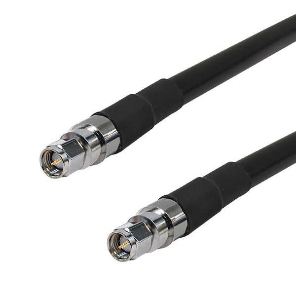 Premium Phantom Cables Times Microwave LMR-400 Ultra Flex SMA Male to SMA Male Cable