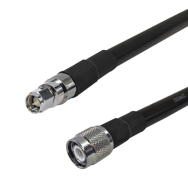 Premium Phantom Cables Brand RF-400 SMA Male to TNC Male Cable