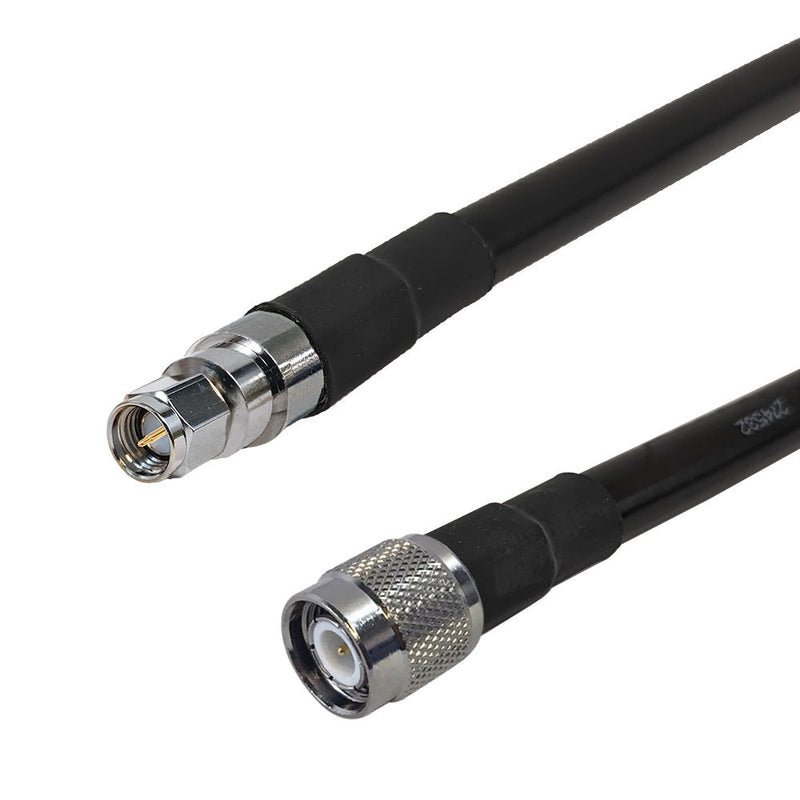 Premium Phantom Cables Times Microwave LMR-400 SMA Male to TNC Male Cable