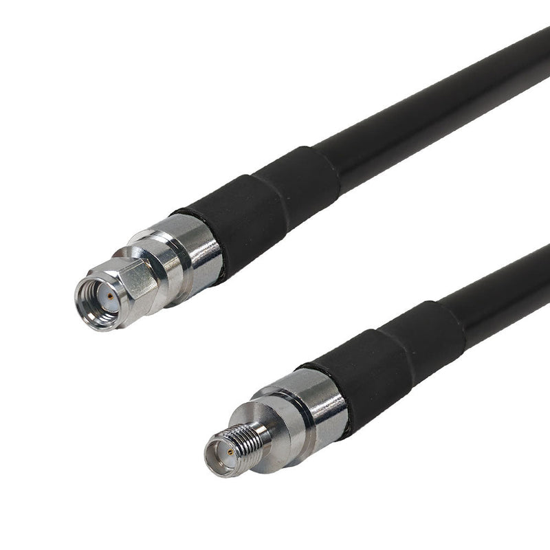 Premium Phantom Cables Times Microwave LMR-400 Ultra Flex SMA-RP (Reverse Polarity) Male to SMA Female Cable