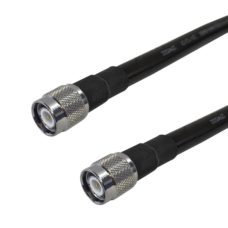 Premium Phantom Cables Times Microwave LMR-400 Ultra Flex TNC Male to TNC Male Cable