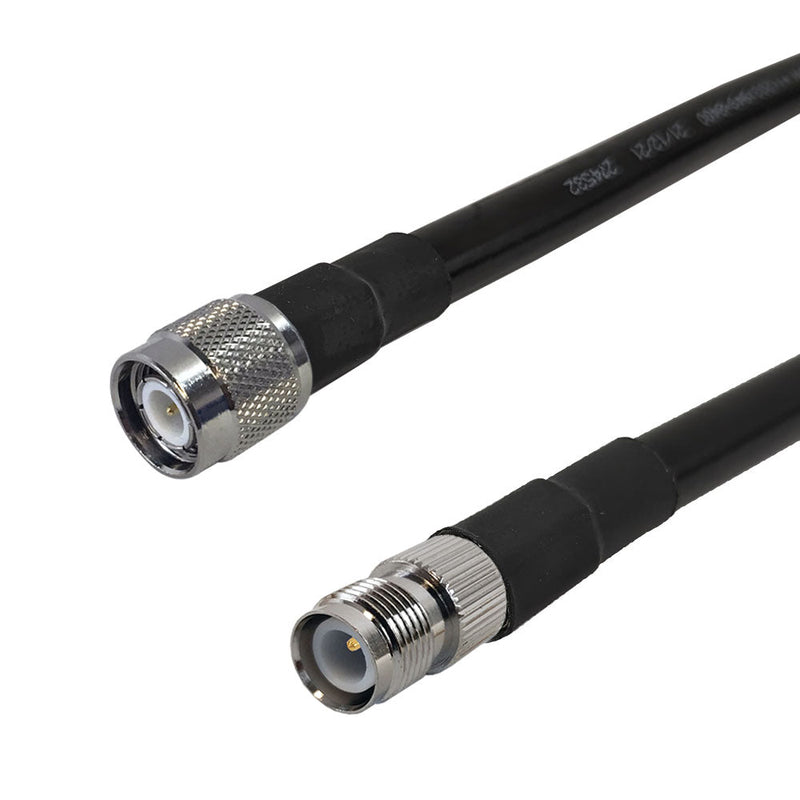 Premium Phantom Cables Times Microwave LMR-400 TNC-RP (Reverse Polarity) Male to TNC-RP (Reverse Polarity) Female Cable