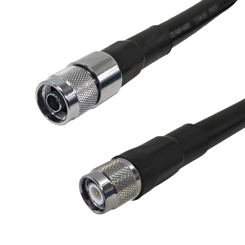 Premium Phantom Cables Times Microwave LMR-600 N-Type Male to TNC Male Cable
