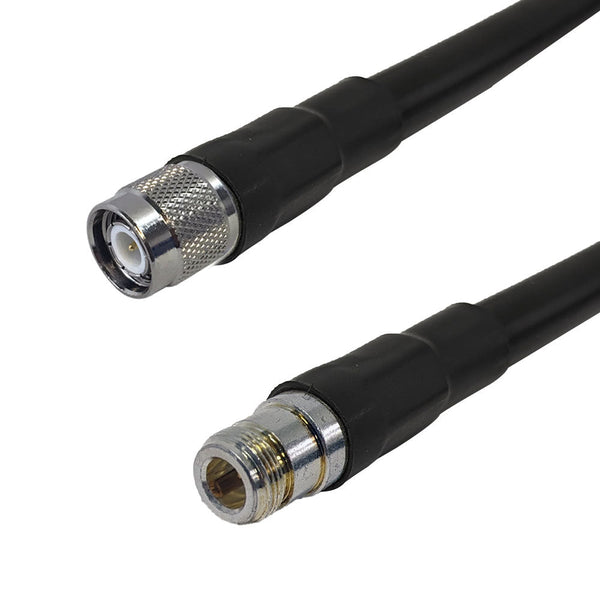 Premium Phantom Cables Times Microwave LMR-600 N-Type Female to TNC Male Cable
