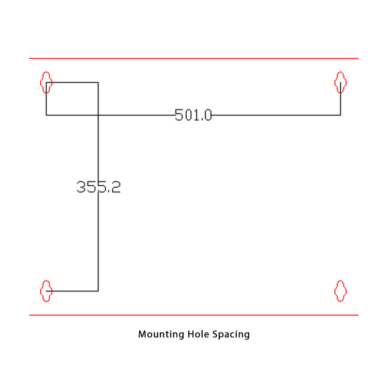 Wall Mount Swing Cabinet 9U x 18.5" Usable Depth - Perforated Doors - Black