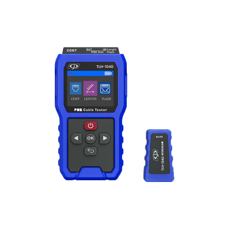 Network Cable Tester PoE, Length, Port Locate - RJ45 UTP/STP