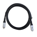 USB4 V2.0 Type-C Male to Type-C Male Cable 80G 240W - USB-IF Certified - Black - 1.5m