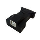 USB B Female to DB9 Male Serial Converter with 6ft USB A Male to USB B Male Cable