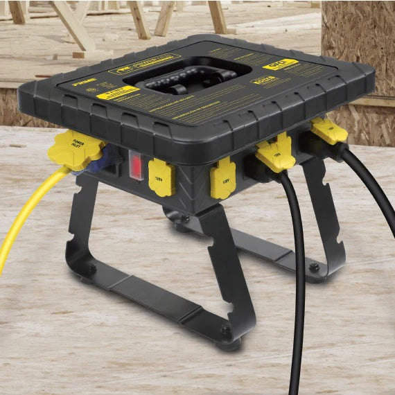 Electrical Worksite Portable Box - 9 Outlet GFCI (15Amp)