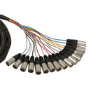 Premium Phantom Cables XLR Male to XLR Female Balanced Analog 16-Channel Snake Cable