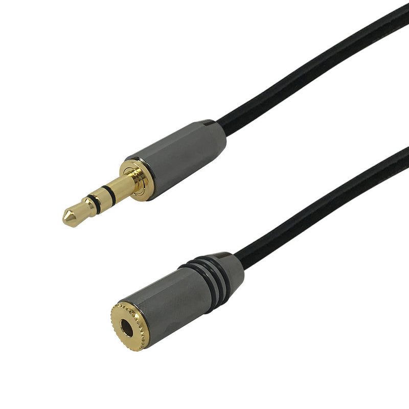Premium Phantom Cables 3.5mm Stereo Male To Female Cable 24AWG FT4