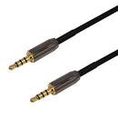 Premium Phantom Cables 3.5mm 4C Male To Male Cable 22AWG - Plenum