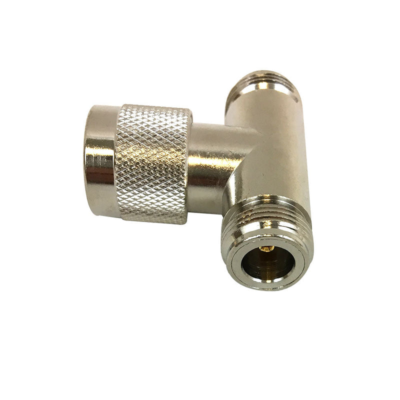Male to 2 x N-Type Female Tee Adapter