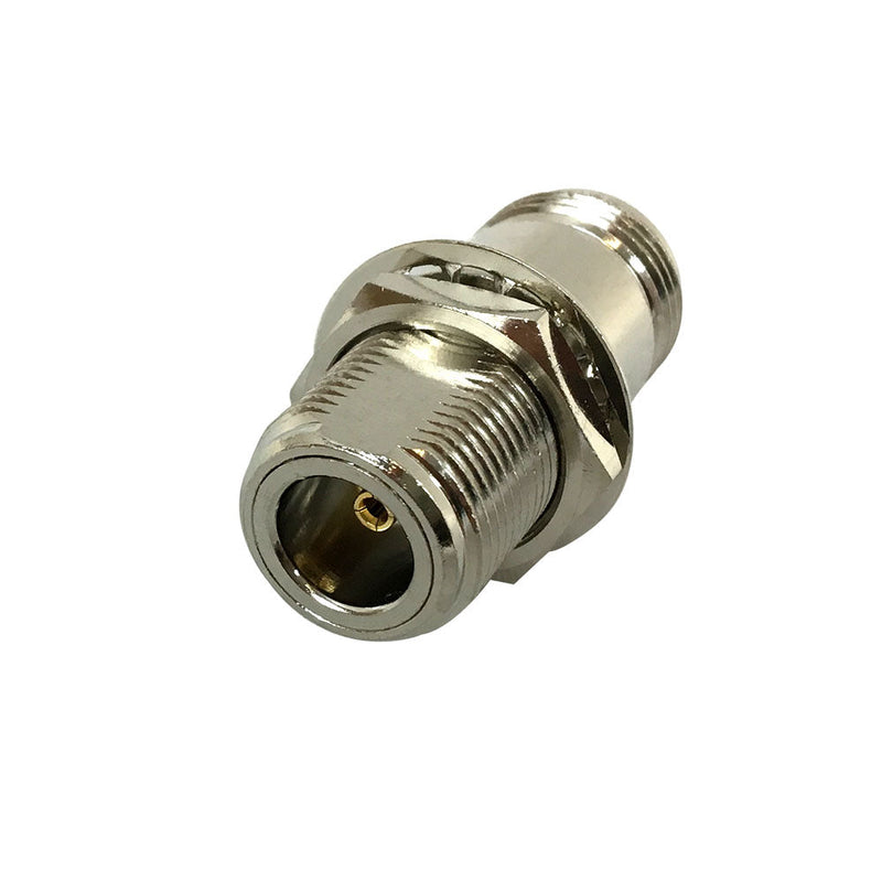 to N-Type Female Adapter - Bulk Head