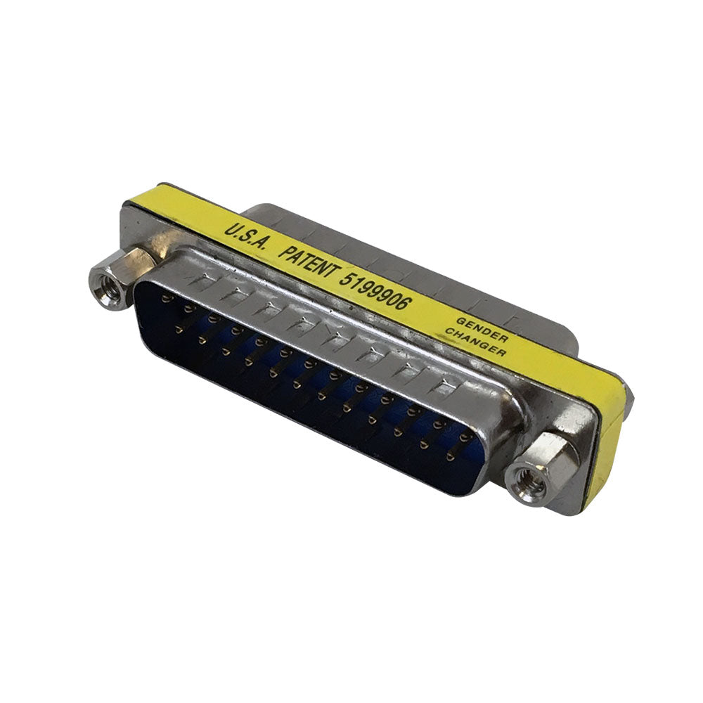 DB25 Slimline Gender Changer Male to Male