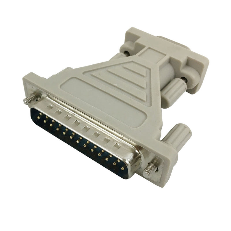DB9 to DB25 Male Serial Adapter