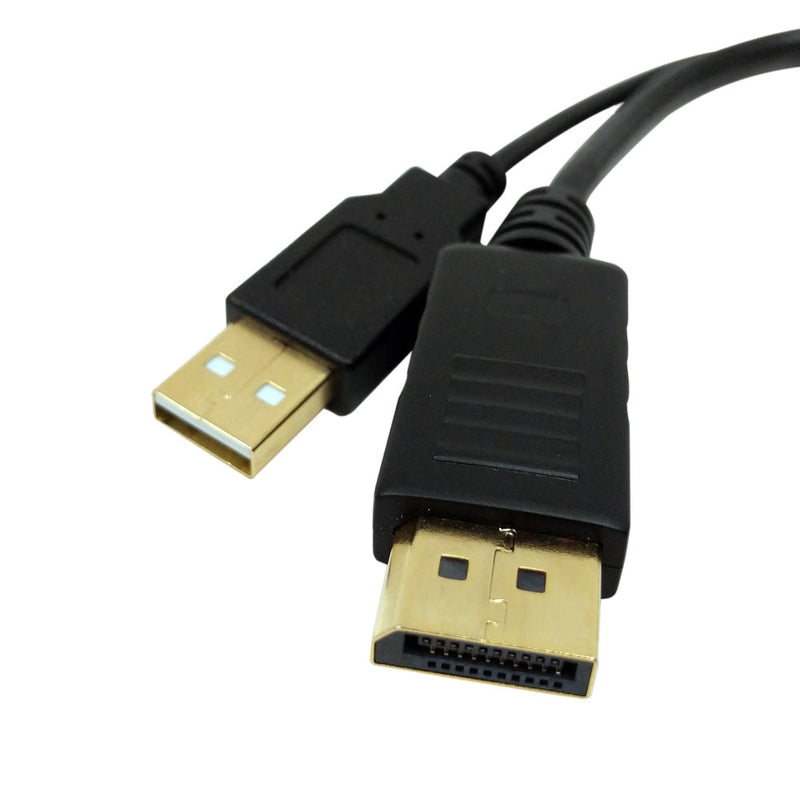6 inch DisplayPort Male to DVI Dual-Link Female Adapter - Black