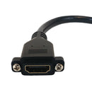 6 inch HDMI Female to Female 8K Adapter with Screw Holes