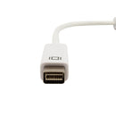 6 inch Mini DVI Male to DVI Female Adapter - White