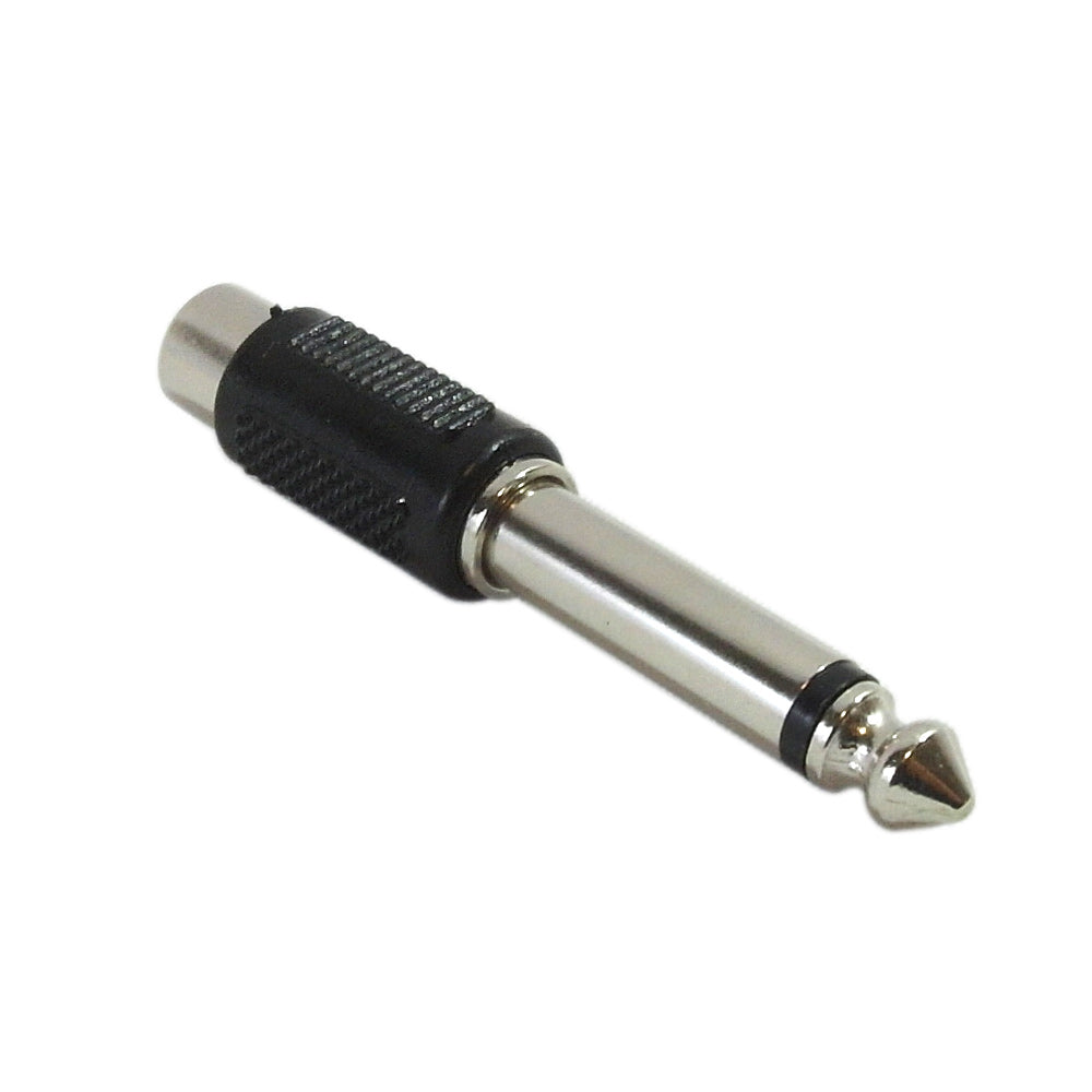 RCA Female to 1/4 inch Mono Male Adapter