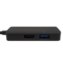 USB 3.1 Type-C to HDMI, USB-A 3.0, USB Type-C - DP 1.4 Alt Mode - Black