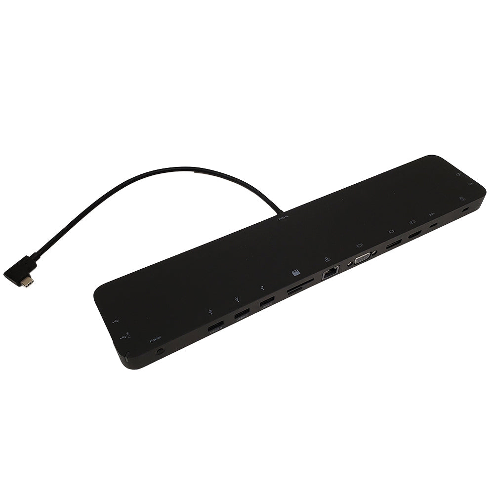 USB 3.1 Type-C to Docking Station with PD Charging  - Black