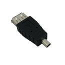 USB A Female to Mini 4-Pin Male Adapter