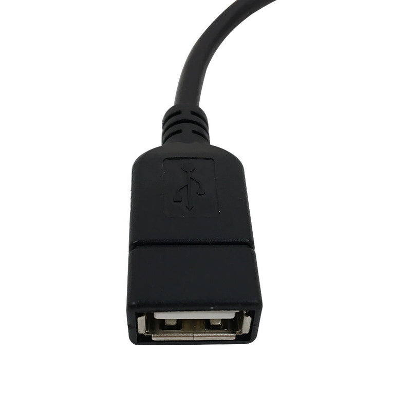 4 inch USB A Female to Micro B Male OTG Adapter