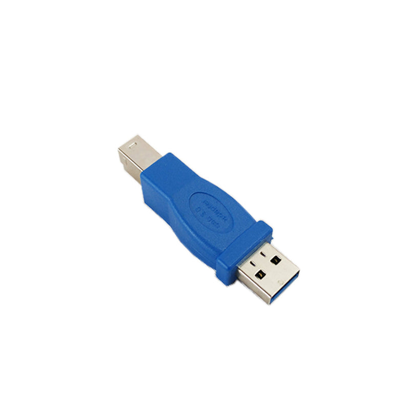 USB 3.0 A to B Male Adapter - Blue