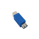 USB 3.0 A Female to B Female Adapter - Blue