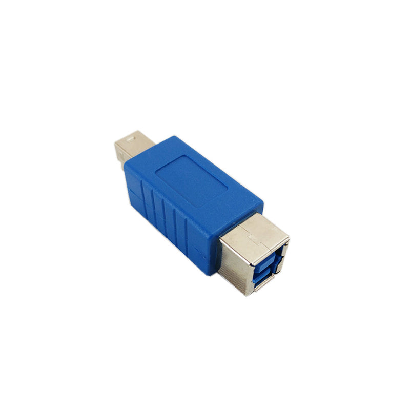 USB 3.0 Male to B Female Adapter - Blue