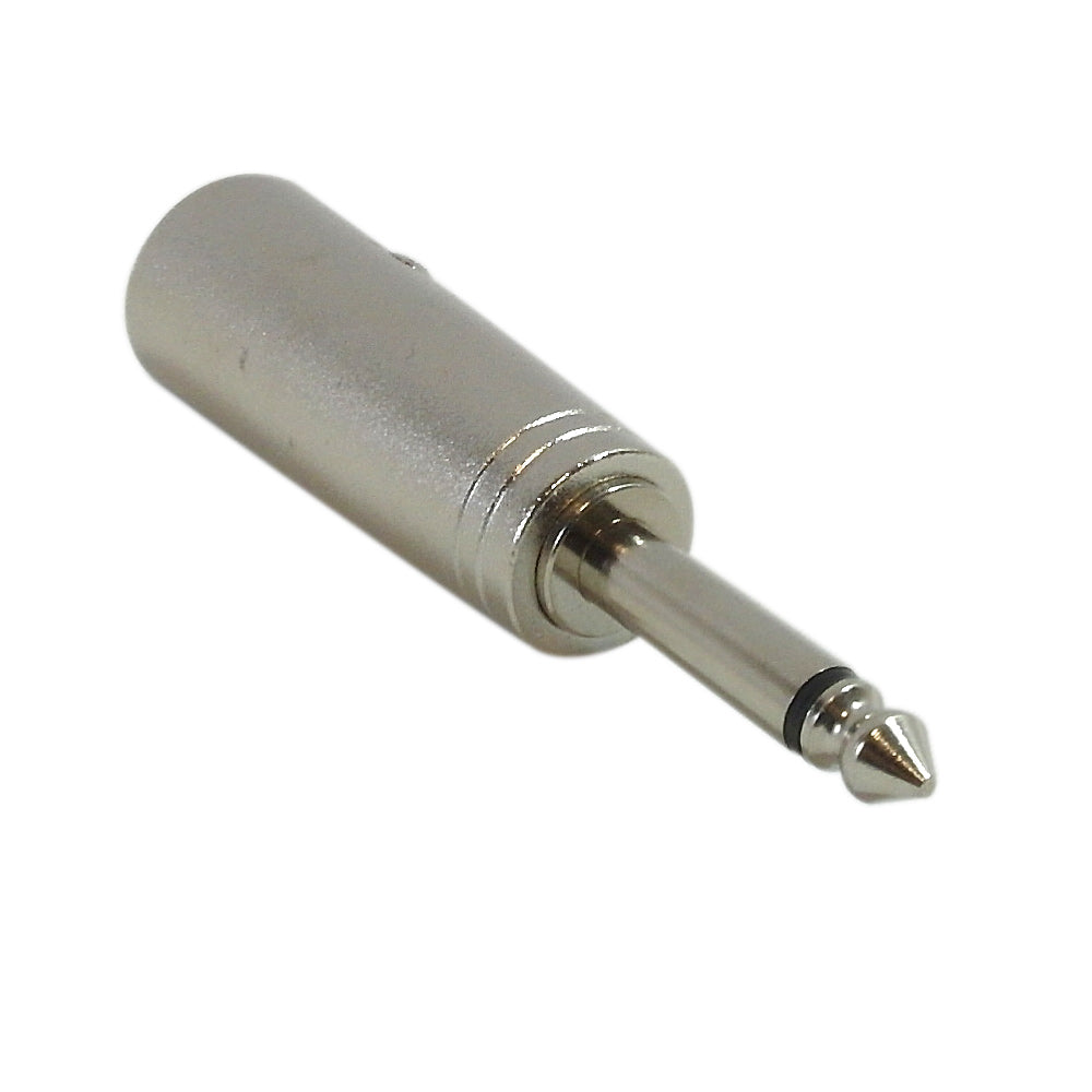 XLR Male to 1/4 inch Mono Male Adapter