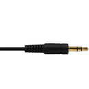 3.5mm Stereo Male to Female Cable - Riser Rated CMR/FT4 - Black