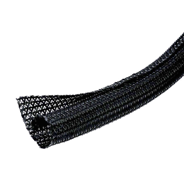 50ft 3/4 inch Split Braided Sleeving Black