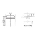 Sealed Lead Acid AGM Battery 12V 12amp x 8