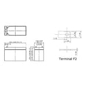 Sealed Lead Acid AGM Battery 12V 7amp x 4