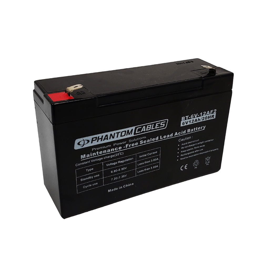 Sealed Lead Acid AGM Battery 6V 12amp