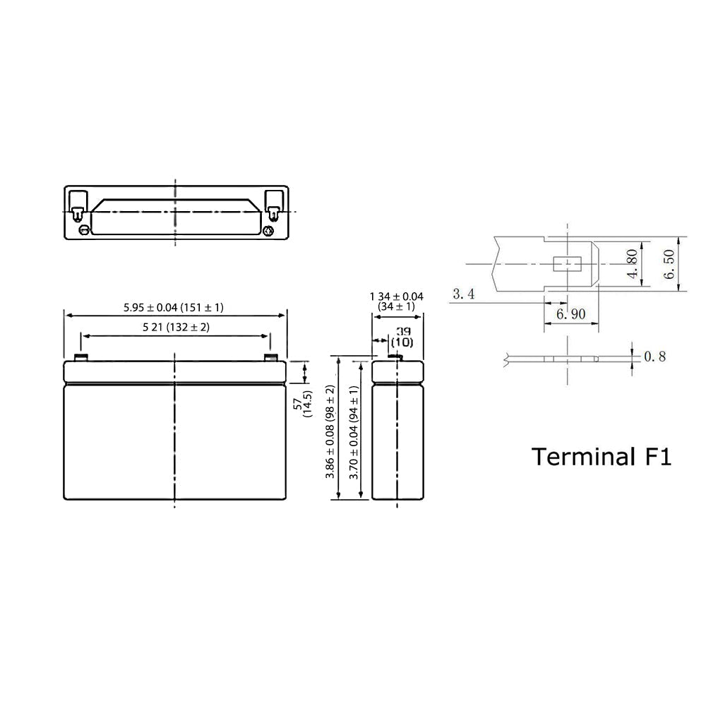 Sealed Lead Acid AGM Battery 6V 7amp x 3